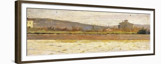 Landscape of Modigliana-Silvestro Lega-Framed Giclee Print