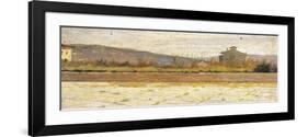 Landscape of Modigliana-Silvestro Lega-Framed Giclee Print