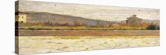 Landscape of Modigliana-Silvestro Lega-Stretched Canvas