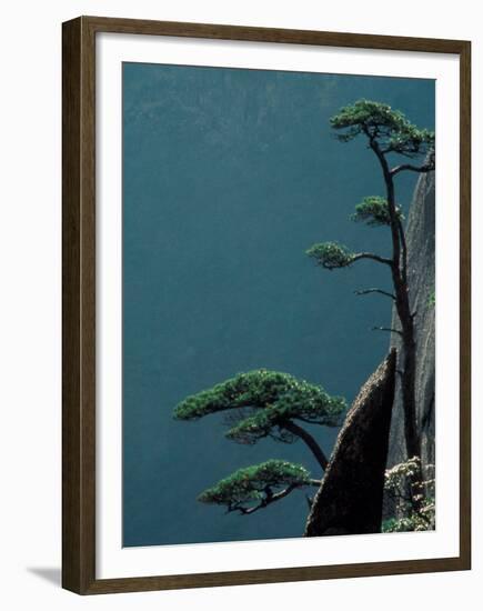 Landscape of Mt. Huangshan (Yellow Mountain), China-Keren Su-Framed Premium Photographic Print