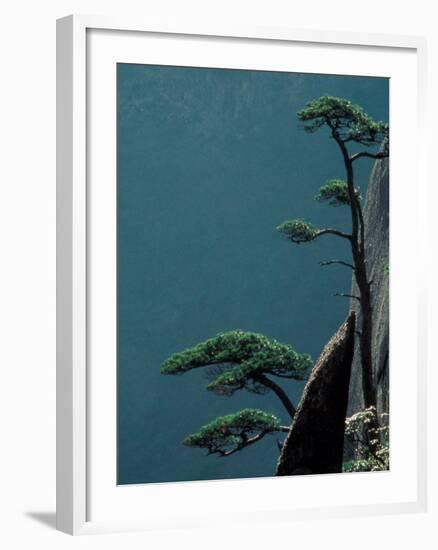 Landscape of Mt. Huangshan (Yellow Mountain), China-Keren Su-Framed Premium Photographic Print