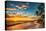Landscape of Paradise Tropical Island Beach, Sunrise Shot-Valentin Valkov-Stretched Canvas
