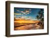 Landscape of Paradise Tropical Island Beach, Sunrise Shot-Valentin Valkov-Framed Photographic Print