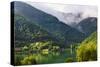 Landscape of Pilva River, Jajce, Bosnia.-Keren Su-Stretched Canvas