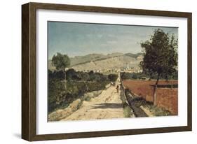 Landscape of Provence. View of Saint-Saturnin-Les-Apt-Paul Camille Guigou-Framed Giclee Print