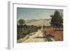 Landscape of Provence. View of Saint-Saturnin-Les-Apt-Paul Camille Guigou-Framed Giclee Print