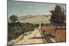 Landscape of Provence. View of Saint-Saturnin-Les-Apt-Paul Camille Guigou-Mounted Giclee Print