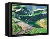 Landscape of Rice Terraces, Guangxi, China-Keren Su-Framed Stretched Canvas