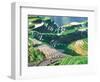 Landscape of Rice Terraces, Guangxi, China-Keren Su-Framed Photographic Print