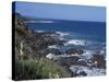 Landscape of Rugged Rocky Coastline Along the Great Ocean Road, Victoria, Australia-Richard Nebesky-Stretched Canvas