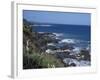 Landscape of Rugged Rocky Coastline Along the Great Ocean Road, Victoria, Australia-Richard Nebesky-Framed Photographic Print