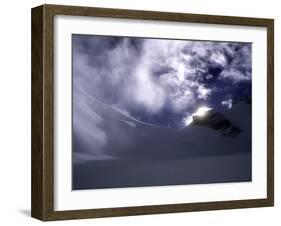 Landscape of Shishapangma, Tibet-Michael Brown-Framed Premium Photographic Print