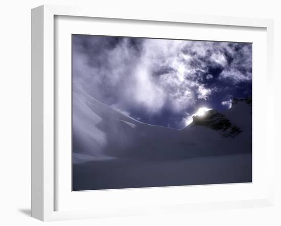 Landscape of Shishapangma, Tibet-Michael Brown-Framed Photographic Print