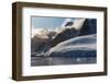 Landscape of snow covered island in South Atlantic Ocean, Antarctica-Keren Su-Framed Photographic Print