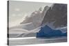 Landscape of snow covered island with iceberg in South Atlantic Ocean, Antarctica-Keren Su-Stretched Canvas