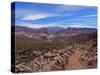 Landscape of surrounding mountains, Tilcara, Jujuy Province, Argentina, South America-Karol Kozlowski-Stretched Canvas