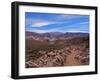 Landscape of surrounding mountains, Tilcara, Jujuy Province, Argentina, South America-Karol Kozlowski-Framed Photographic Print