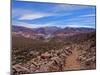 Landscape of surrounding mountains, Tilcara, Jujuy Province, Argentina, South America-Karol Kozlowski-Mounted Photographic Print