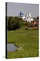 Landscape of Suzdal and the Cathedral of the Nativity in Distance, Suzdal, Russia-Kymri Wilt-Stretched Canvas