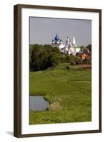 Landscape of Suzdal and the Cathedral of the Nativity in Distance, Suzdal, Russia-Kymri Wilt-Framed Photographic Print