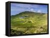 Landscape of the Caldeirao do Corvo, Corvo, Azores, Portugal, Atlantic, Europe-Karol Kozlowski-Framed Stretched Canvas