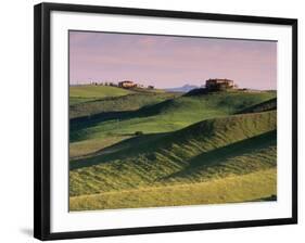 Landscape of the Crete Senesi Area, Southeast of Siena, Near Asciano, Tuscany, Italy, Europe-Patrick Dieudonne-Framed Photographic Print