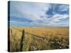 Landscape of the Great Wide Open Spaces of the Prairies, in the South West of North Dakota, USA-Robert Francis-Stretched Canvas