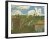 Landscape of the Ile-De-France, 1894-Edouard Vuillard-Framed Art Print