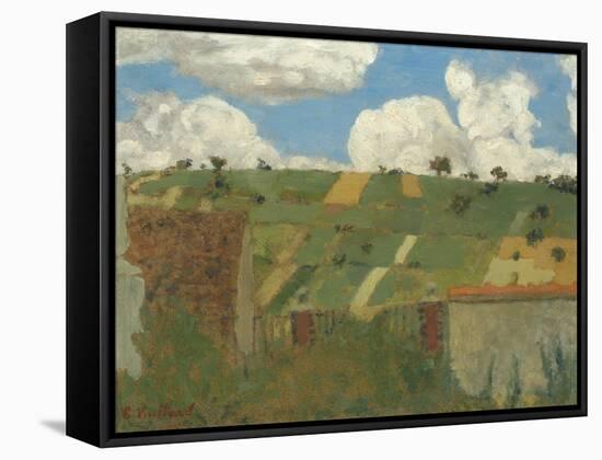 Landscape of the Ile-De-France, 1894-Edouard Vuillard-Framed Stretched Canvas