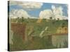 Landscape of the Ile-De-France, 1894-Edouard Vuillard-Stretched Canvas