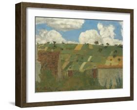 Landscape of the Ile-De-France, 1894-Edouard Vuillard-Framed Art Print