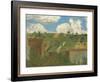 Landscape of the Ile-De-France, 1894-Edouard Vuillard-Framed Art Print