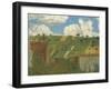 Landscape of the Ile-De-France, 1894-Edouard Vuillard-Framed Art Print