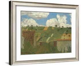 Landscape of the Ile-De-France, 1894-Edouard Vuillard-Framed Art Print