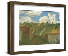 Landscape of the Ile-De-France, 1894-Edouard Vuillard-Framed Art Print