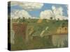 Landscape of the Ile-de-France, c.1894-Edouard Vuillard-Stretched Canvas