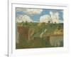 Landscape of the Ile-de-France, c.1894-Edouard Vuillard-Framed Giclee Print