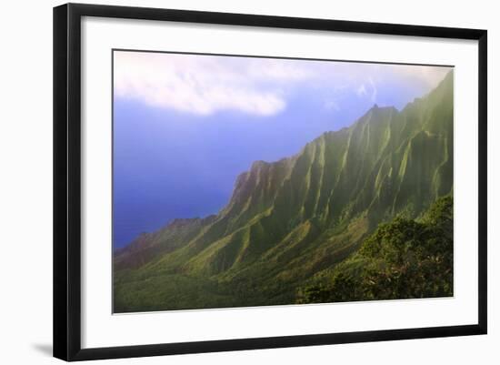 Landscape of the Na Pali Coast Kauai, Hawaii, USA-Jaynes Gallery-Framed Photographic Print