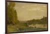 Landscape of the Oise-Charles Francois Daubigny-Framed Art Print