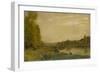 Landscape of the Oise-Charles Francois Daubigny-Framed Premium Giclee Print