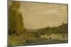 Landscape of the Oise-Charles Francois Daubigny-Mounted Premium Giclee Print