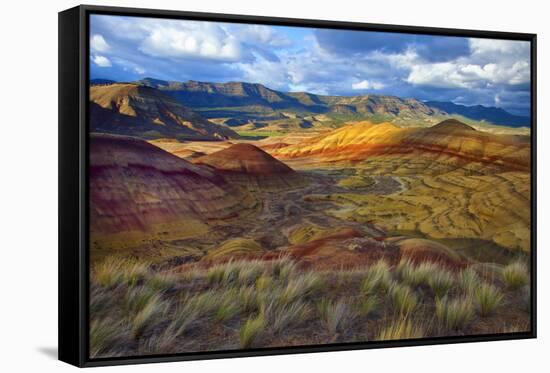 Landscape of the Painted Hills, Oregon, USA-Jaynes Gallery-Framed Stretched Canvas