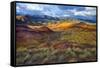 Landscape of the Painted Hills, Oregon, USA-Jaynes Gallery-Framed Stretched Canvas