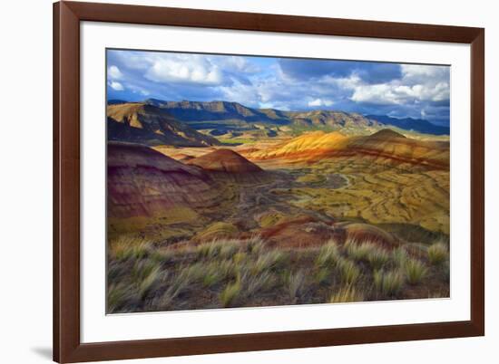 Landscape of the Painted Hills, Oregon, USA-Jaynes Gallery-Framed Photographic Print