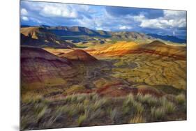 Landscape of the Painted Hills, Oregon, USA-Jaynes Gallery-Mounted Photographic Print