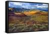 Landscape of the Painted Hills, Oregon, USA-Jaynes Gallery-Framed Stretched Canvas