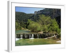 Landscape of the River Ibe Near Vallon Pont De L'Arc in Ardeche, Rhone-Alpes, French Alps, France-Michael Busselle-Framed Photographic Print