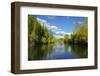 Landscape of the upper reaches of the Lena River, Baikalo-Lensky Reserve, Siberia, Russia-Olga Kamenskaya-Framed Photographic Print