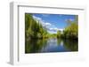 Landscape of the upper reaches of the Lena River, Baikalo-Lensky Reserve, Siberia, Russia-Olga Kamenskaya-Framed Photographic Print