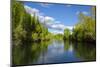 Landscape of the upper reaches of the Lena River, Baikalo-Lensky Reserve, Siberia, Russia-Olga Kamenskaya-Mounted Photographic Print